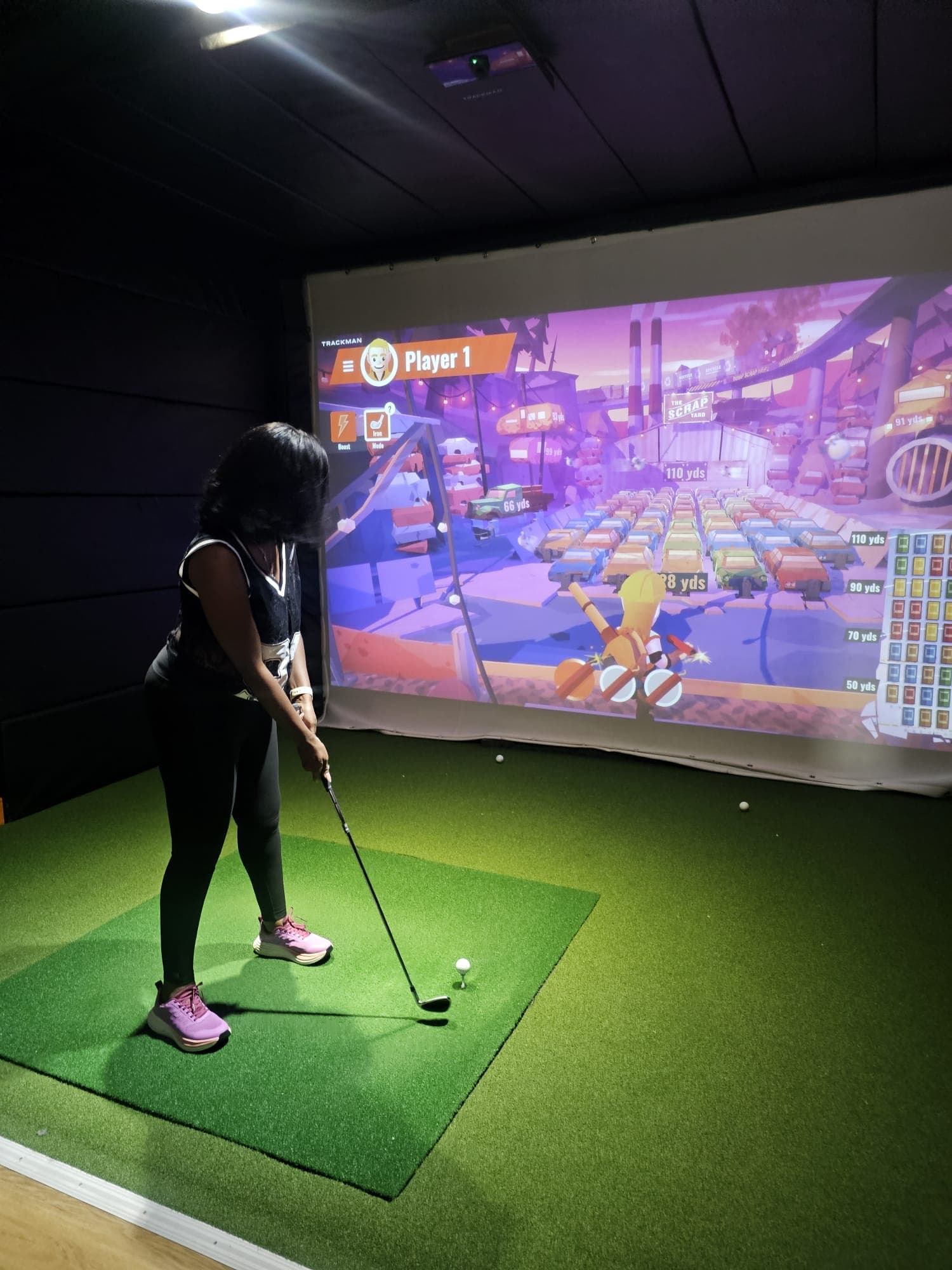 TrackMan iO Golf Simulation